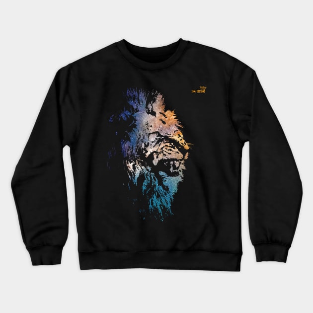 Astro Lion Crewneck Sweatshirt by IamValkyrie